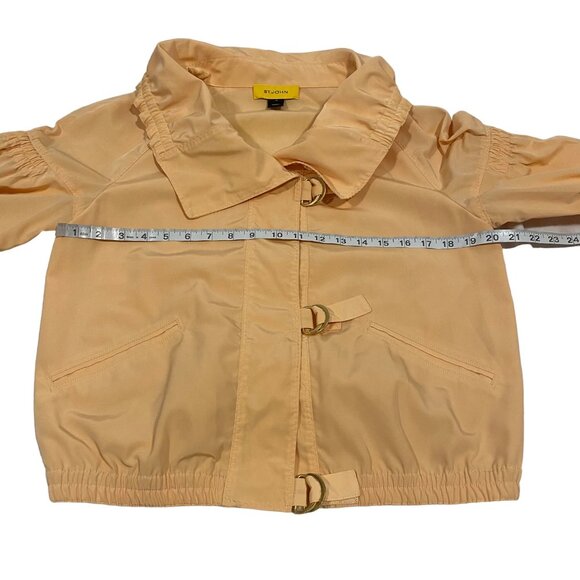 St. John Peach Lightweight Jacket Size M - Picture 7 of 9